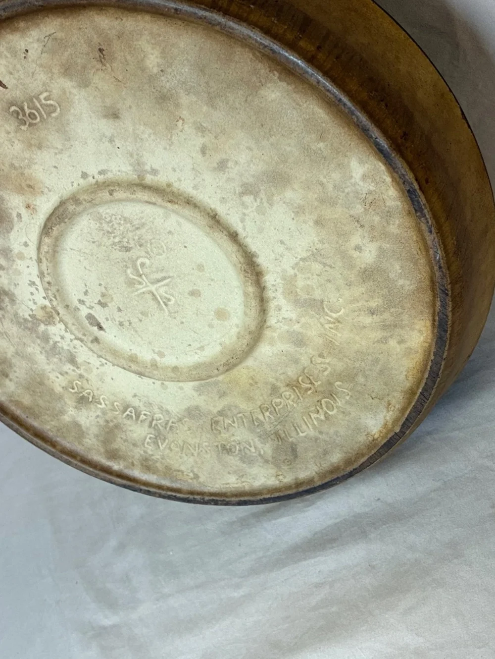 Vintage Sassafras Enterprises Ceramic Baking Dish